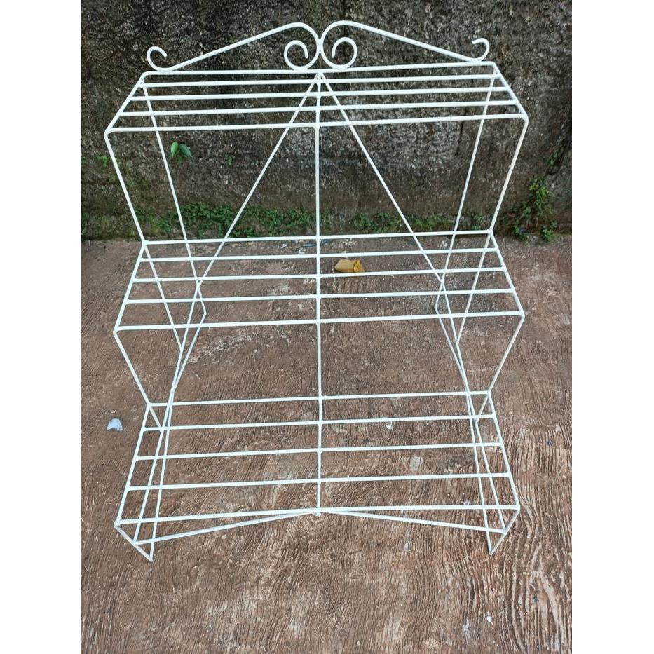 Rak Tanaman 3 Tingkat / Rak Tanaman Besi /Rak Pot Besi Terjamin