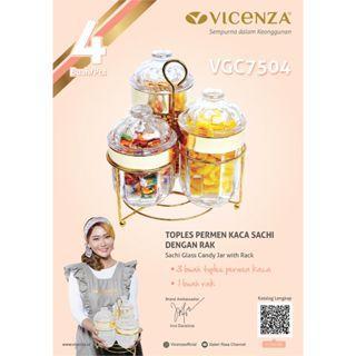 TOPLES KRISTAL VICENZA VGC7504 I TOPLES PERMEN KACA SACHI VICENZA RACK