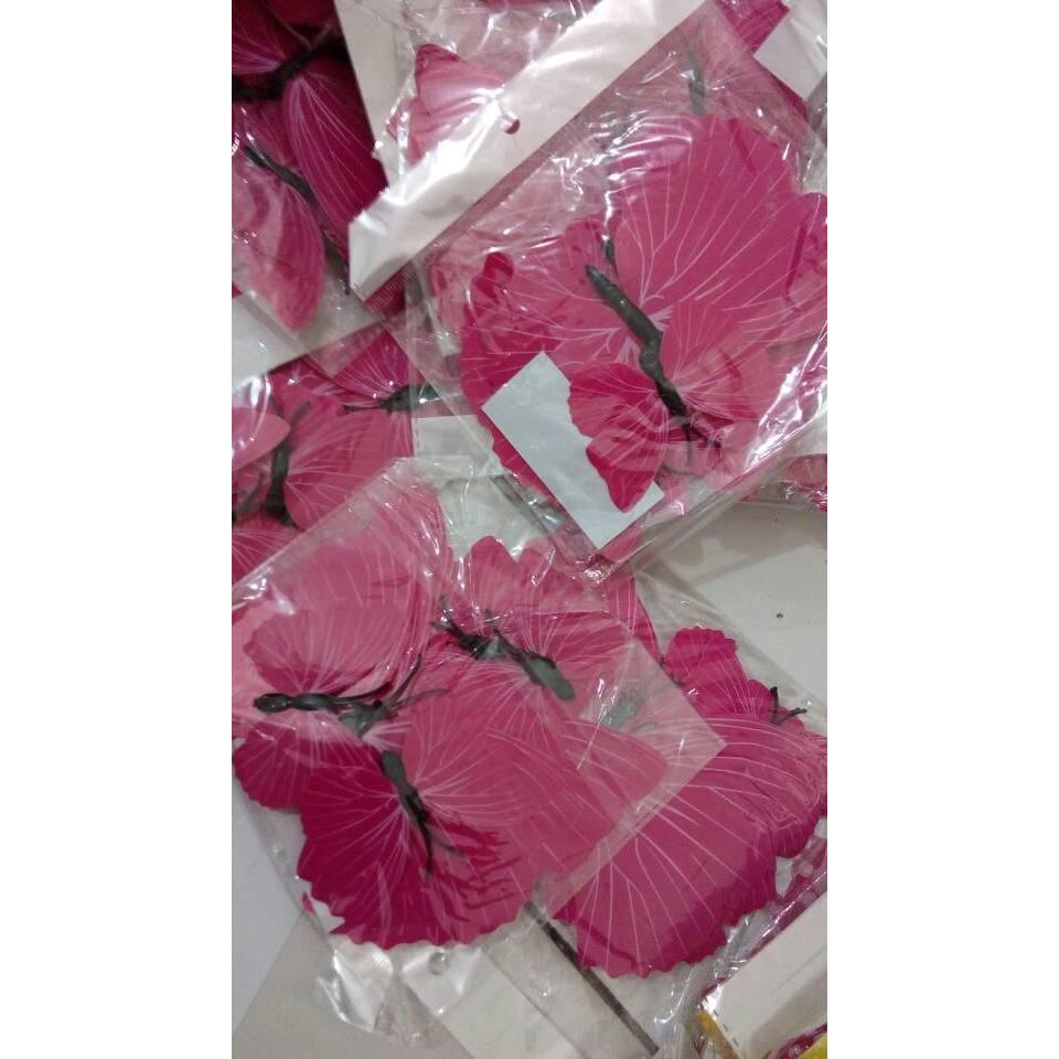STIKER KUPU KUPU HIASAN DINDING/ MAGNET KULKAS