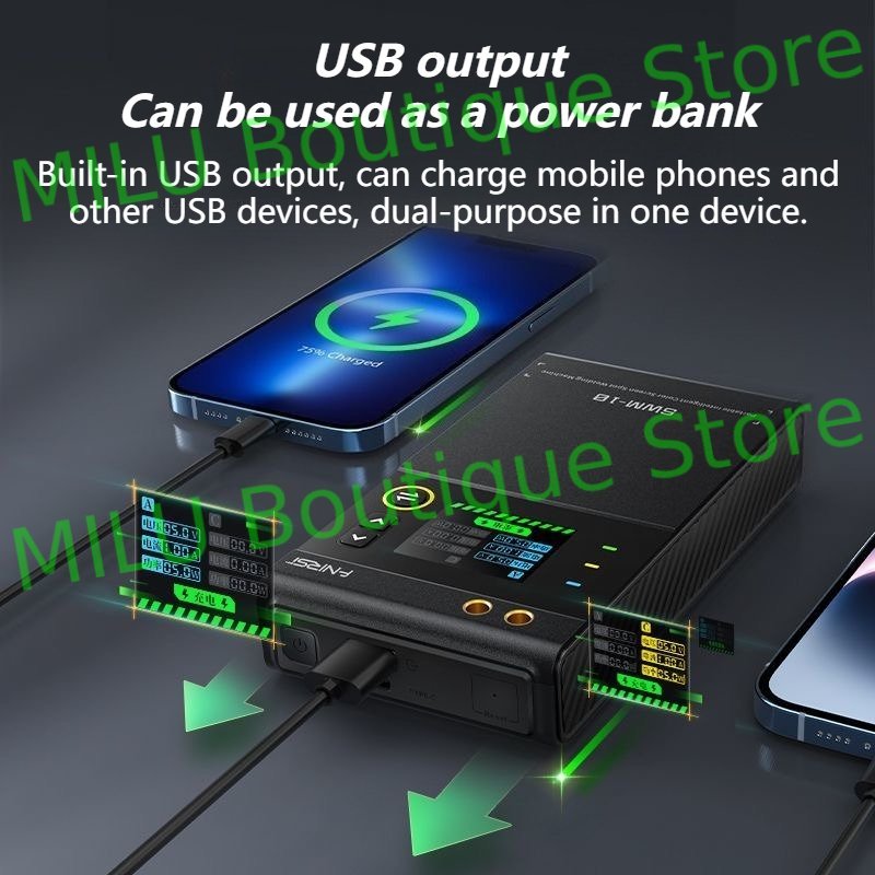 Fnirsi Swm-10 Welding Machine Portable Battery Spot Welding Adjustable Max 0.25Mm 5000Mah 18650