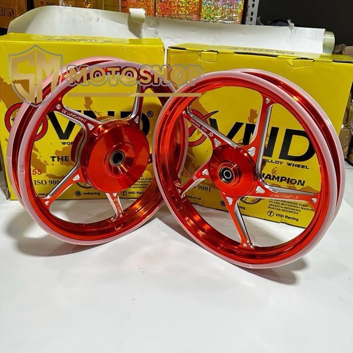 Velg VND AK55 Enkei Ring 14 Palang 5 Matic Vario 125/150 Beat Scoopy Mio Sporty Soul m3 j