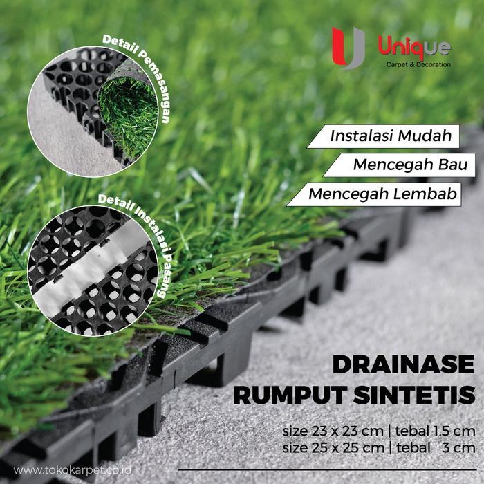 Drainase Alas Rumput Sintetis / Alas Rumput Palsu
