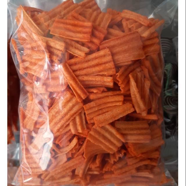 Kripik Kentang Balado 500Gr/Snack Kiloan/Grosir Snack