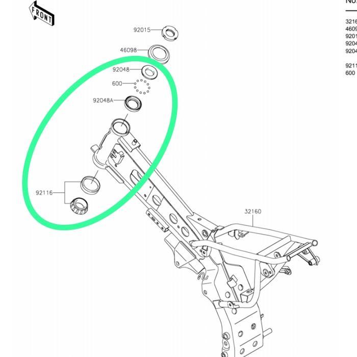 Komstir Klx 110 Original Kawasaki