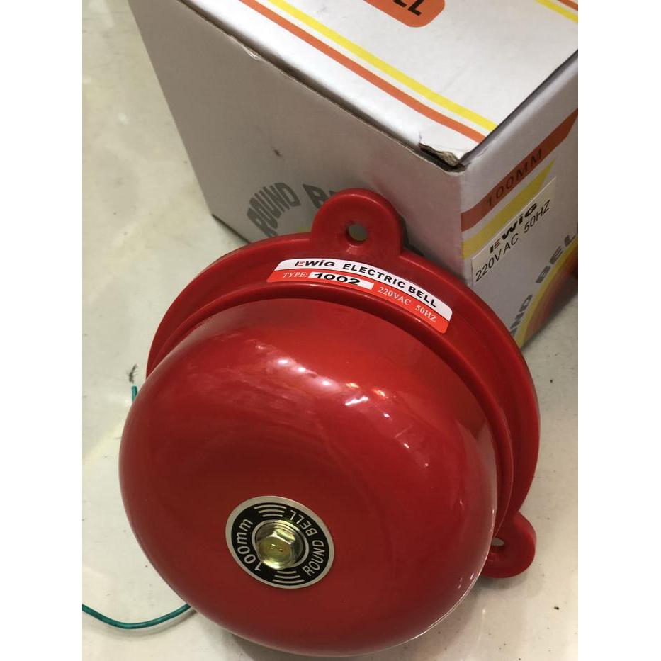 Best Seller Round Bell Kring Bel Listrik Pabrik Sekolah Fire Alarm 100Mm Original