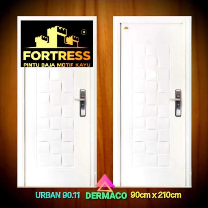 PINTU BAJA FORTRESS URBAN 90.11 PUTIH / PINTU KAMAR / PINTU BAJA