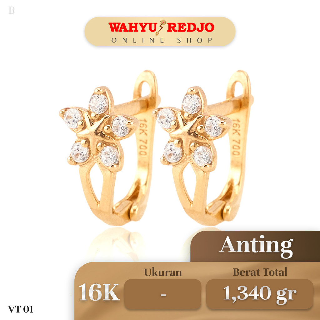 Anting Emas Kadar 6K Wahyu Redjo AN-16K 29650476