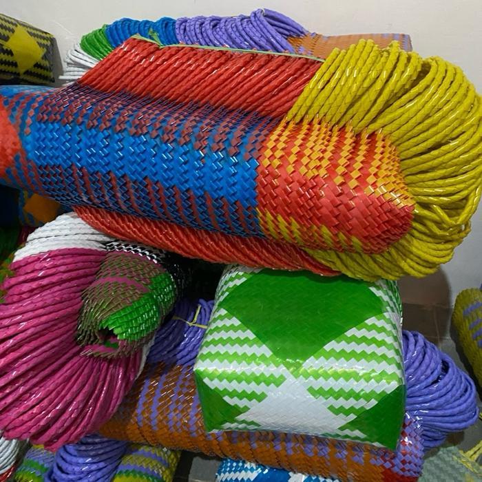 "New" Tas Anyaman Plastik Kaca Super Jumbo - Kapasitas 15 kg - TASANYAMAN Grosir Ngawi Belanja