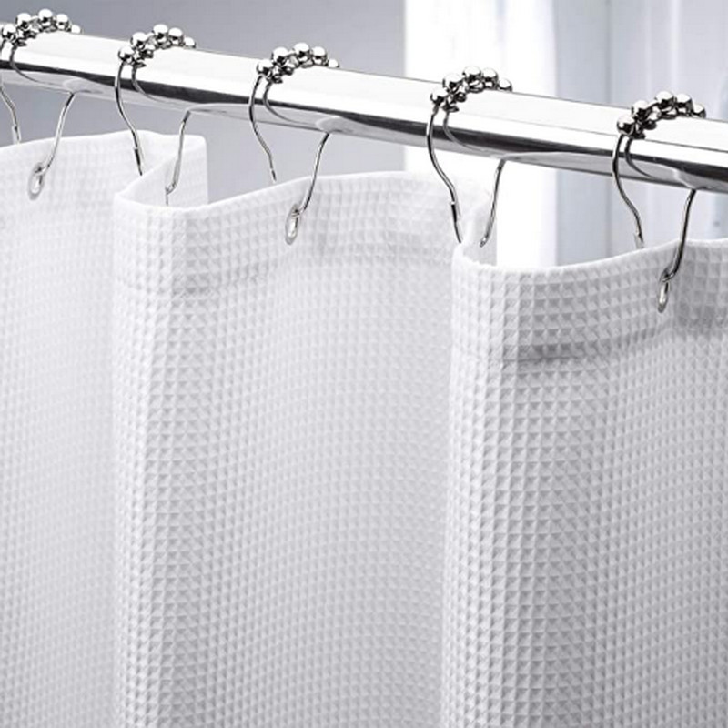 Minghe Fabric Shower Curtain,Heavy Duty Cloth Bathroom Shower Curtain,Polyester Shower Curtain