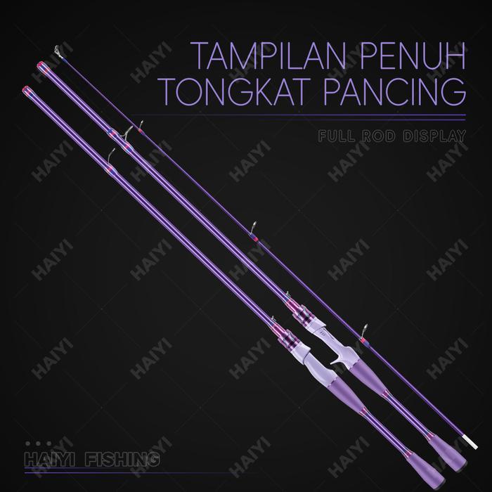 Joran Ul Fiberglass 1.65M / 1.8M / 2.1M Fiberglass Padat/Joran Ultralight Ul 2-6Lb Joran Pancing