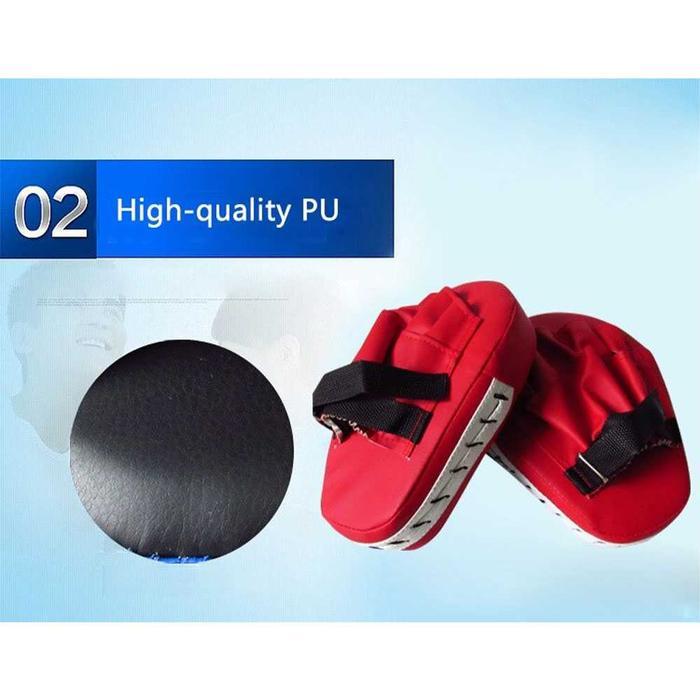 Samsak Sarung Tangan Tinju Target Pad Bantalan Samsak Tinju Boxing Pad Karate