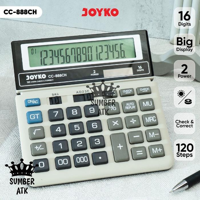 Calculator Kalkulator JOYKO CC-878CH 14 Digits CC-888CH 16 Digits Check & Correct