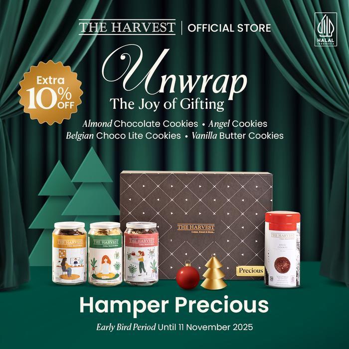GIFT Hamper Precious Hampers Elegan dengan Koleksi Cookies Premium The Harvest