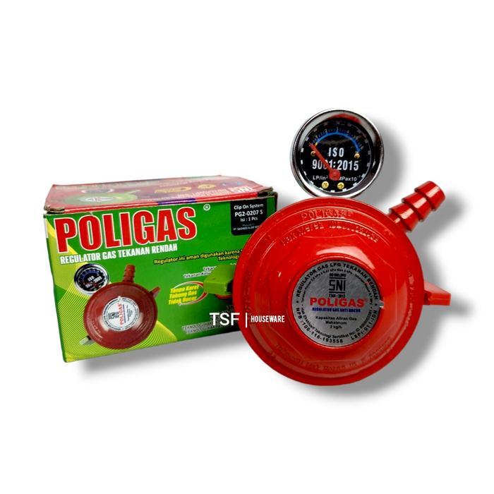 TSF Poligas PG2-0207 S Regulator Gas Lpg Tekanan Rendah Regulator Gas Lpg Anti Bocor Regulator Gas