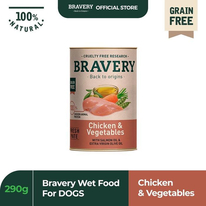 Bravery Wet Food For Dog 290Gram/Makanan Basah/Wet Food