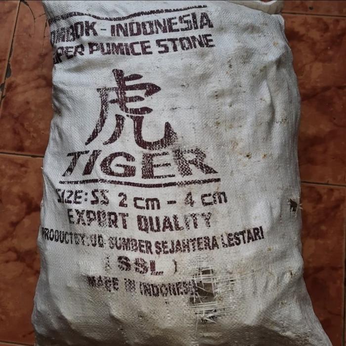 Batu apung/Pumice stone/Batu pumice media filter kolam aquarium 20 kg