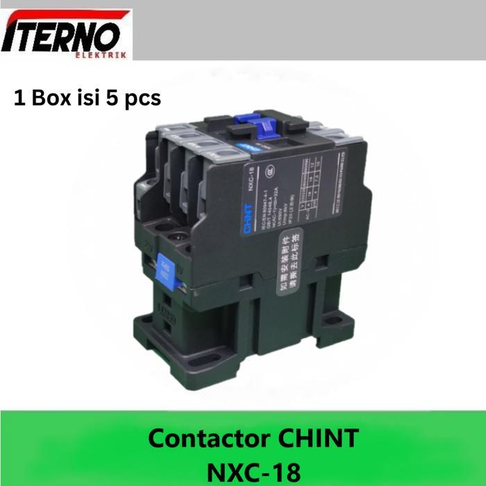 KONTAKTOR CONTACTOR CHINT NXC-18 NXC18 220V