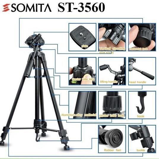 SOMITA TRIPOD ST-3560 BLACK
