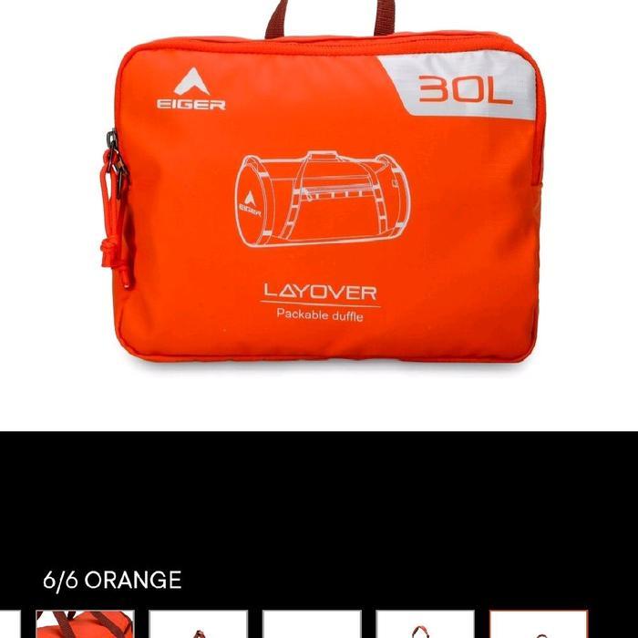 Ransel Eiger Layover 30 Duffle Bag Orange