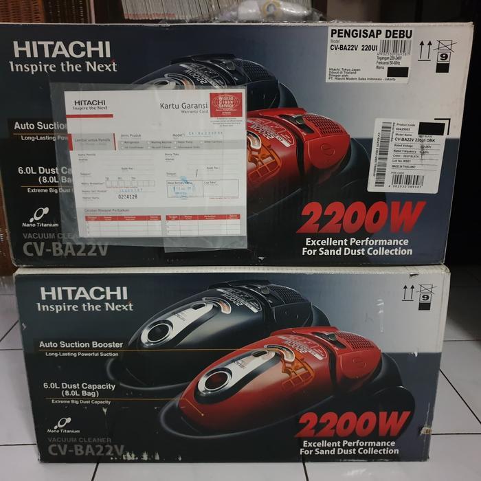 Vacum cleaner penyedot debu HITACHI CV-BA22V / CV BA22V