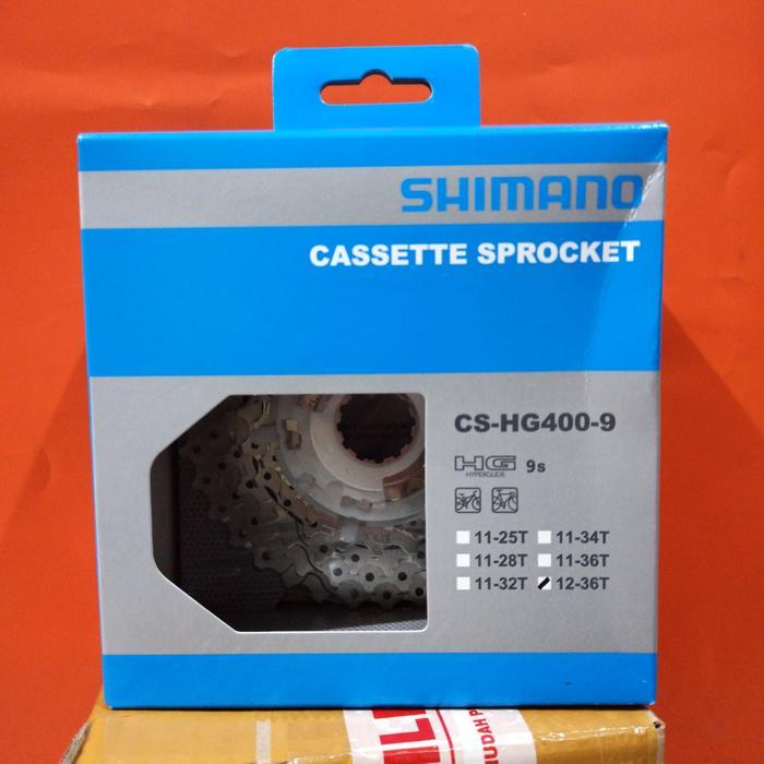 Gear Belakang Sepeda Shimano HG400 9 Speed 36T Sprocket Cassette