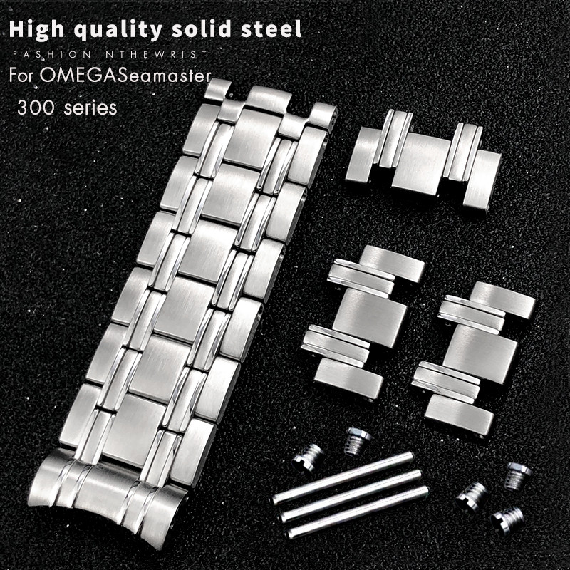Watch strap extension Watchstrap screw rod For Omega Seamaster 300 Steel strap fastening rod
