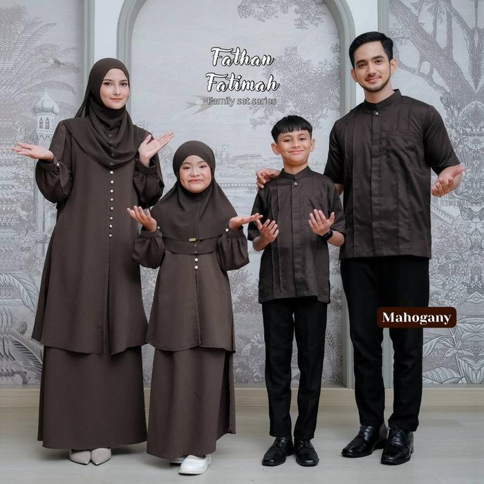 RiskiRich Fathan Fatimah Mahogany Sarimbit Keluarga Lebaran 2026