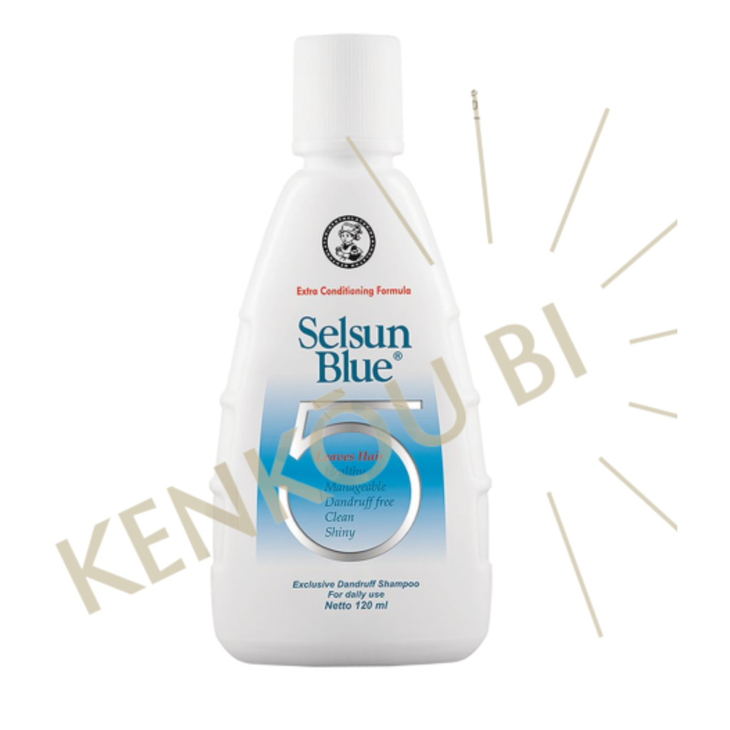 Sampo 200 mL SELSUN BLUE 5 Shampoo 200 gr, Large, Besar, Daily Use, Pencegahan Anti Ketombe, Gatal, 