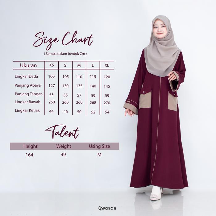 Farrasi Abaya Halimah Abaya Premium