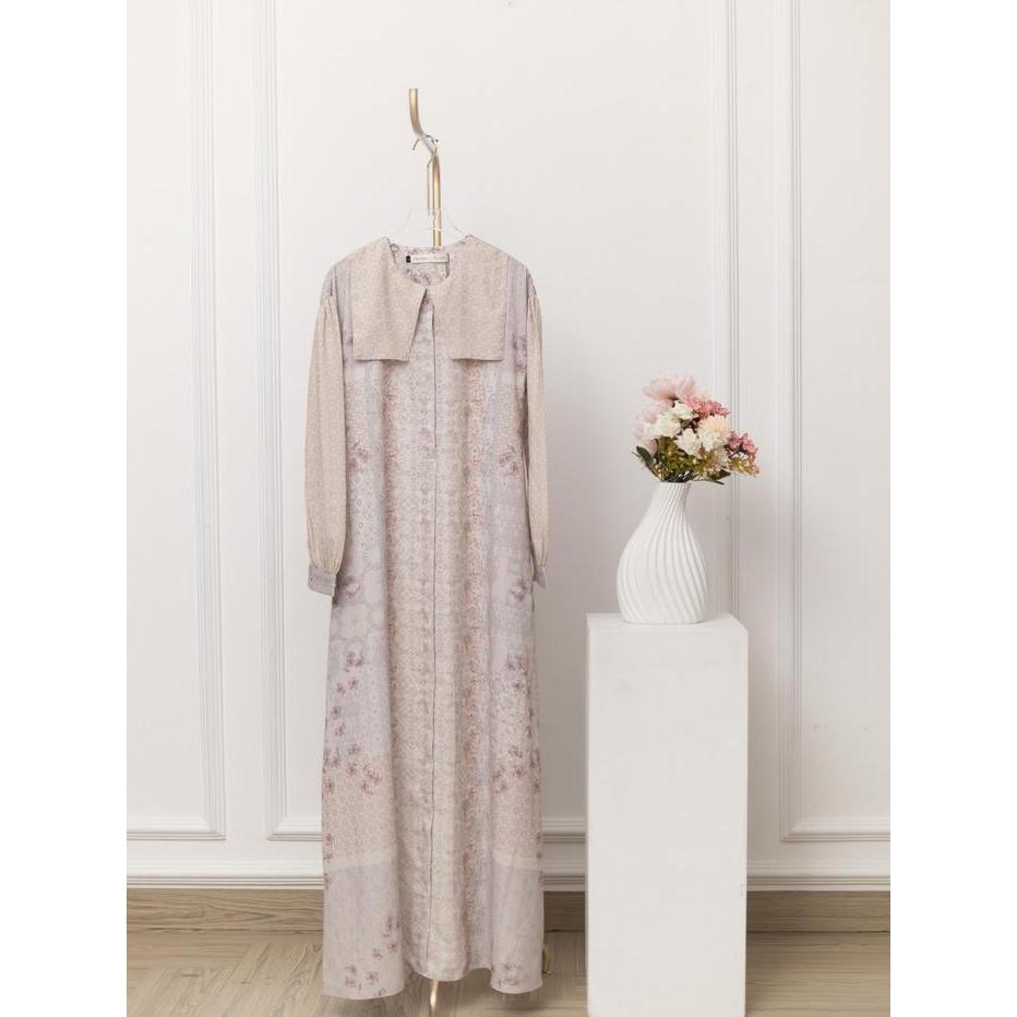 Zysku Xena Chahana Dress Gamis Kancing Depan Busui Friendly (NO PAYET)