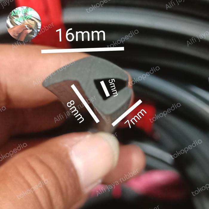 KARET LIST KACA MOBIL UNIVERSAL