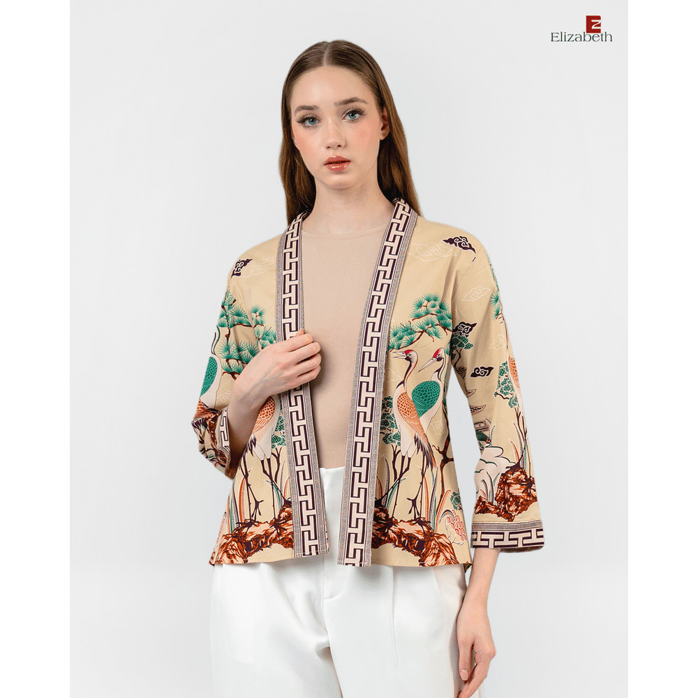 Elizabeth - Cardigan Batik | Lengan Panjang 0559-3610