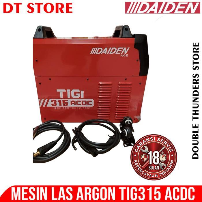 Daiden Tigi315 Acdc 315 Mesin Las Argon Stainless Steel Travo Las Acdc Argon Pulse Mesin Las