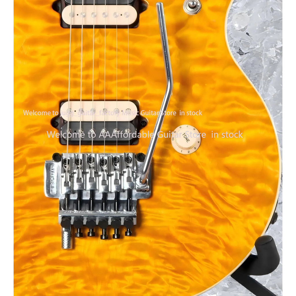 Custom 1994 Electric Guitar MusicMan Signature Amber Quilt Top electric guitar#02589