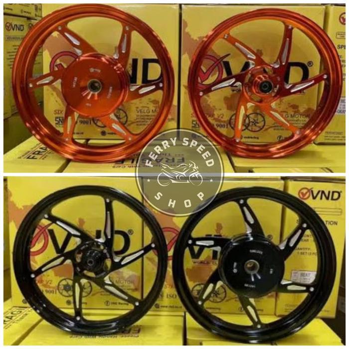 Velg Racing Vnd Six Star V2 Mio Lama Mio J Mio Soul Gt 115 Fino / Pelek Vnd 160-14 185-14 Mio Sporty