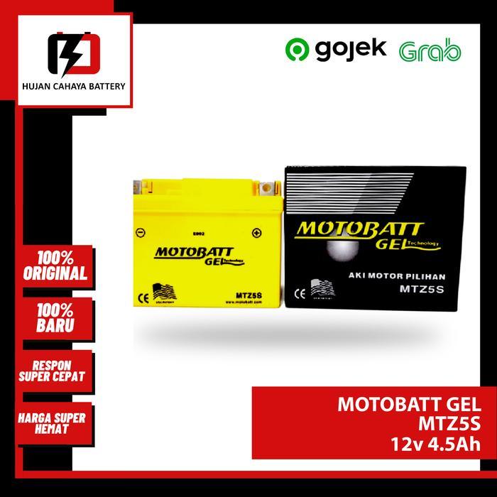 Ready Aki Motor Yamaha Mio Soul, Mio J, Mio Soul GT - Motobatt MTZ5S Aki Gel