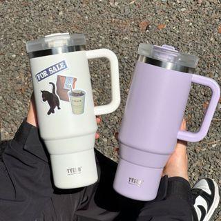 TYESO JUMBO TUMBLER GAGANG STAINLESS 1200ML / TUMBLER TYESO UKURAN BESAR / TYESO TUMBLER HANDLE