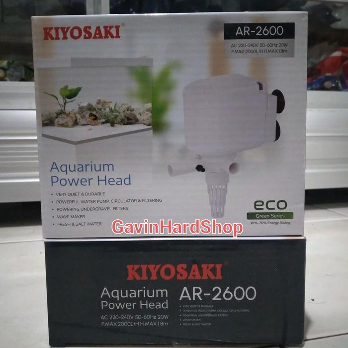 Pompa Aquarium Pompa Power Head Pompa celup Kiyosaki AR-2600 2000 L/H
