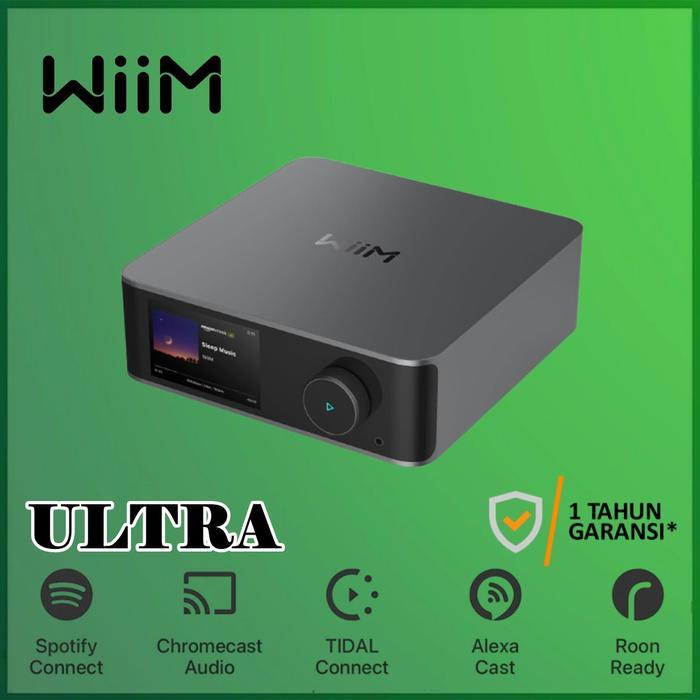WiiM Ultra Music Streamer & Digital Preamp 3.5" LCD Touchscreen Display Pre Amplifier