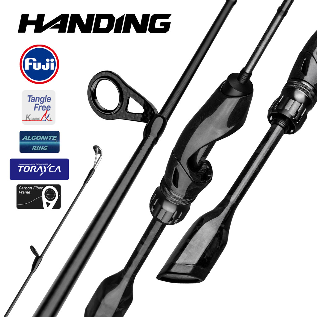 HANDING SKULL WOLF Fishing Rod Ultralight BFS Trout Rods Lightweight Fuji ALCONITE Top Ring Toray