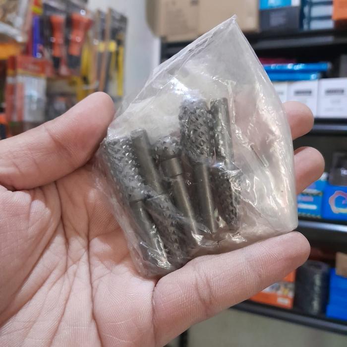 Mata Bor Gerinda Kikir Ukir Kayu Rasp Set Woodworking Diy Craft 5pc
