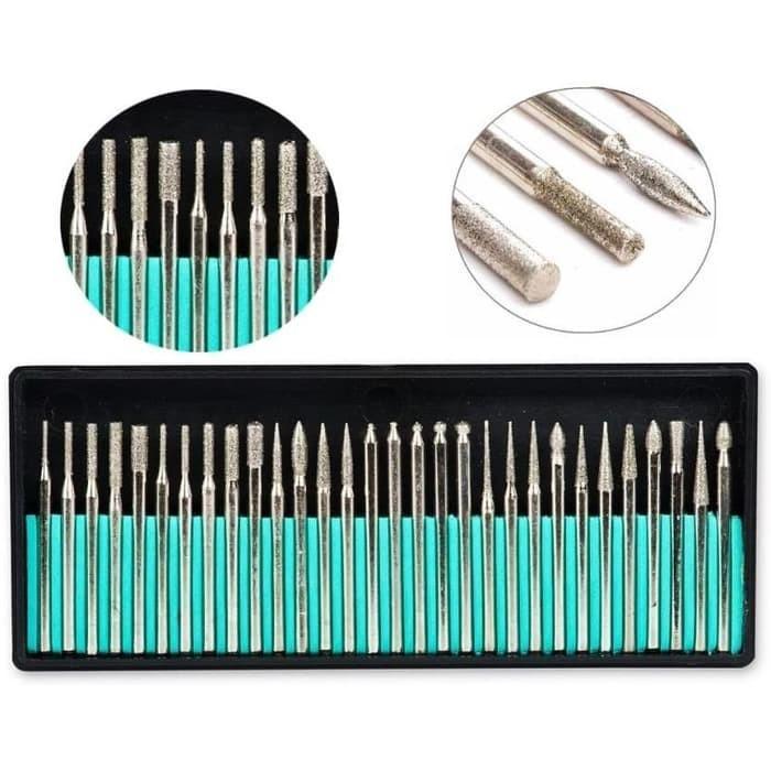 Mata Bor Diamond Mata Poles Diamond Gerinda Mini Set 30pcs