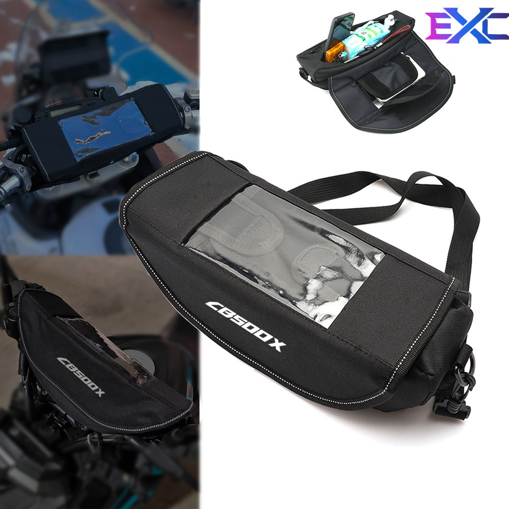 For Honda CB CB500F CB500X CB 500F 500X CB500f CB500 500 handlebar bag travel navigation waterproof 