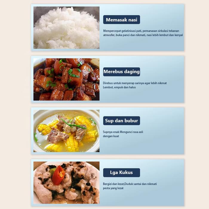 "New" DusKGlow Rice Cooker Mini 1.2Liter/1.8Liter Serbaguna Magic Com Anti Lengket Portable Kecil