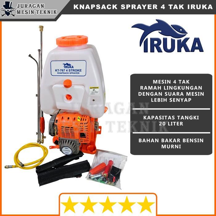 Terlaris Mesin Semprot Hama Pertanian 4 Tak Yamamoto Knapsack Sprayer Bensin Murni - Iruka 4 Tak