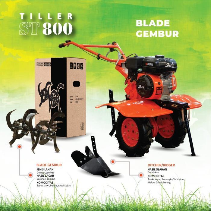 Mesin Traktor Tiller GEMBUR ST800 / ST 800 SHARK