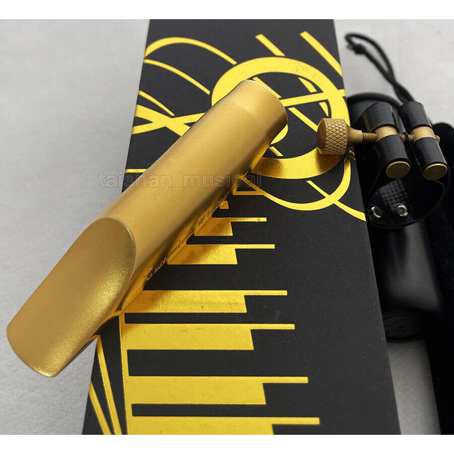 BARU Satin Gold Alto Saxophone Metal Mouthpiece Professional sax Mouthpieces