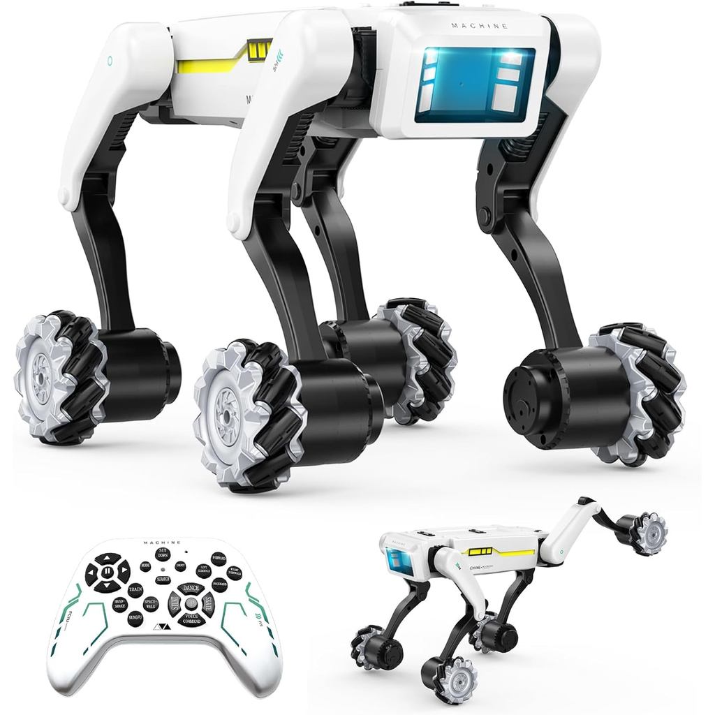 Electric RC Intelligent Robot Dog With Clip & Shoot Multifunction RC Mechanical Dog Voice