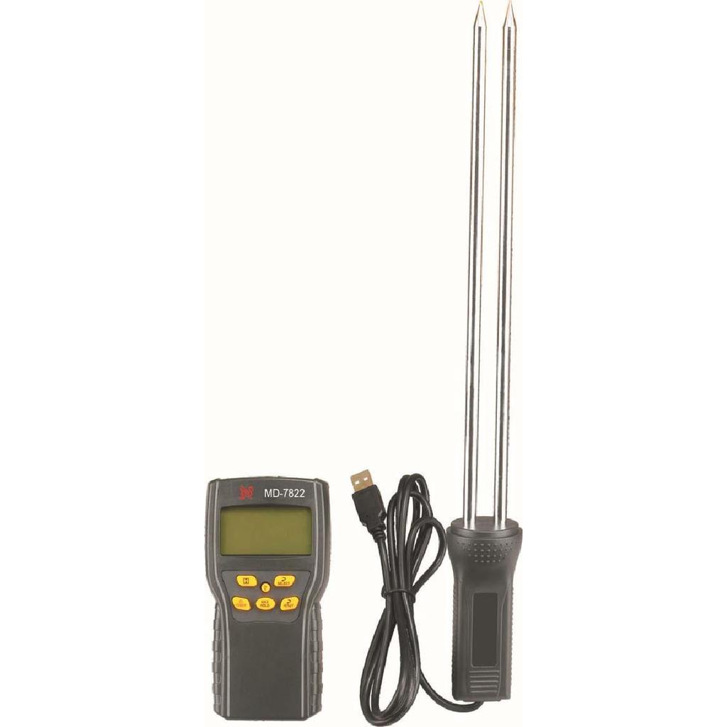 Stok Baru grain moisture meter pengukur kadar air padi, gabah, jagung