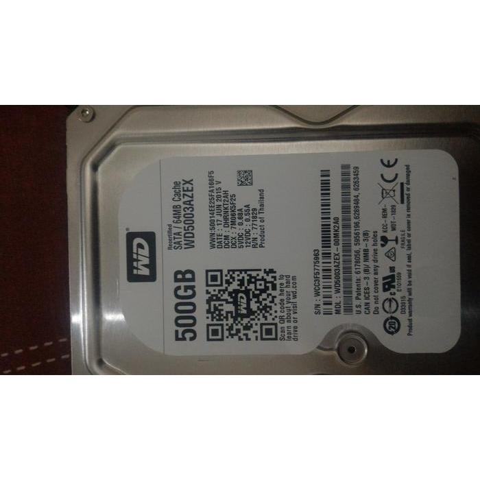 Hardisk Wd Black 500Gb Whitelabel
